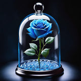 The Sapphire Bloom Within Diamond Painting Kit