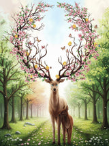 Antlers of Spring Diamond Painting Kit