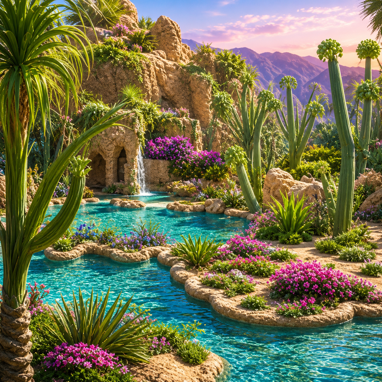 Desert Oasis Diamond Painting Kit
