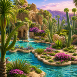 Desert Oasis Diamond Painting Kit