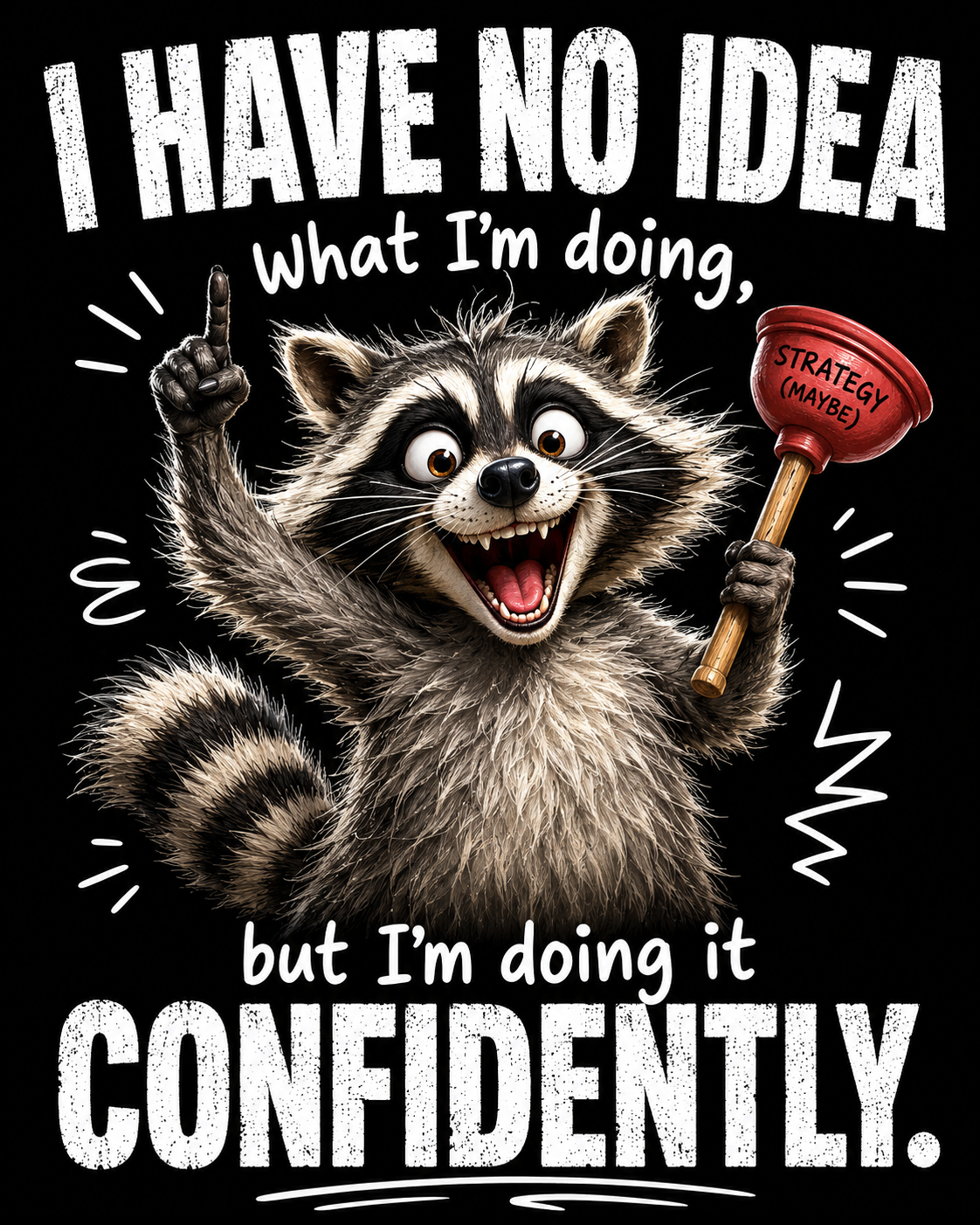 Raccoon of Uncertainty Diamond Painting Kit