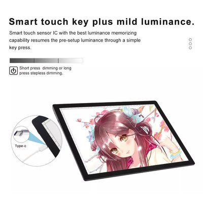 A4 Light Pad | Rechargable | Pink