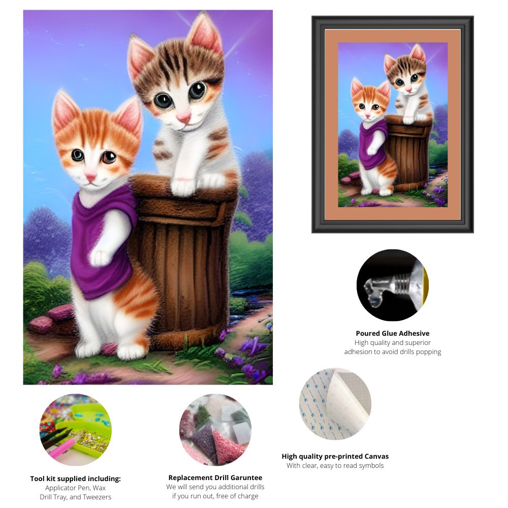 Marmalade and Minx Diamond Painting Kit