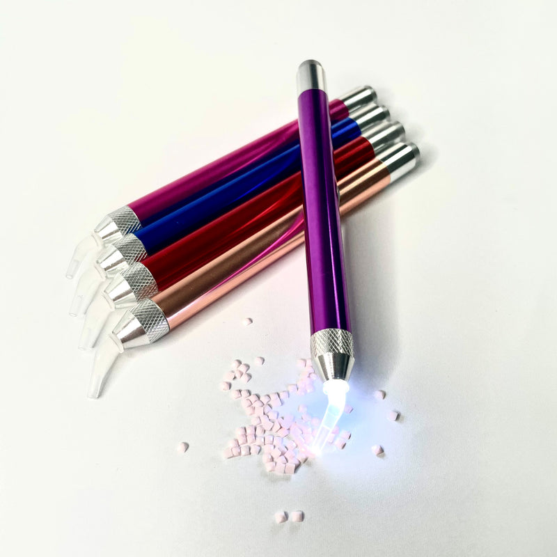 Light Up Pen - Elbow Tip - Purple