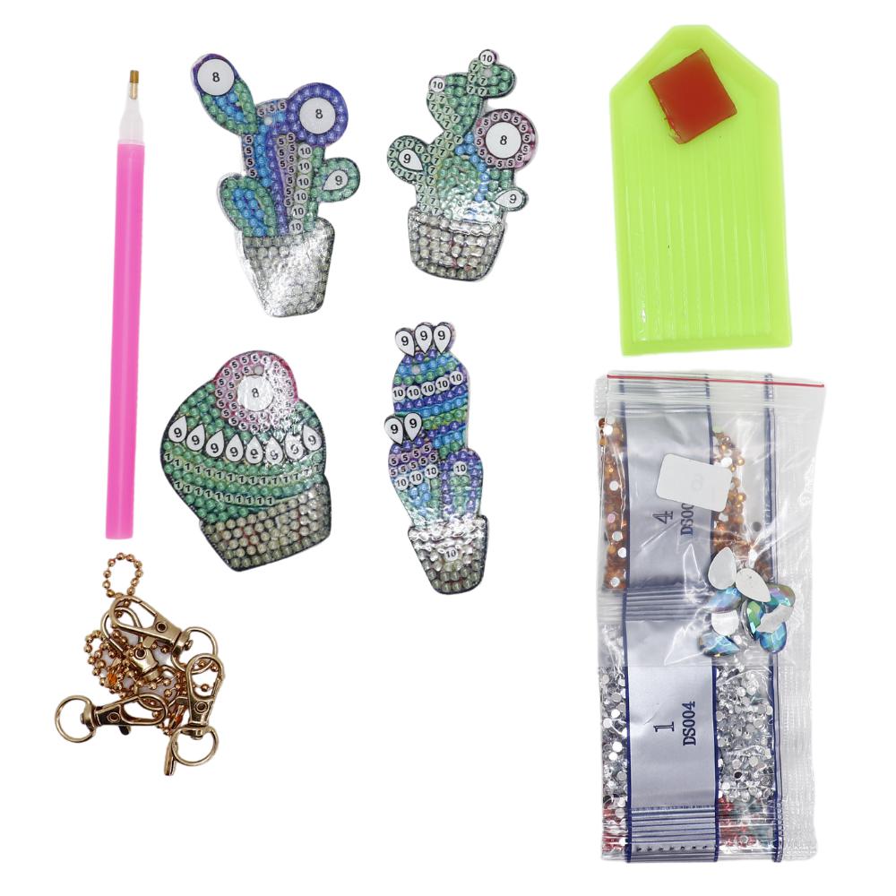 Keychains - Cactus (Set of 4)
