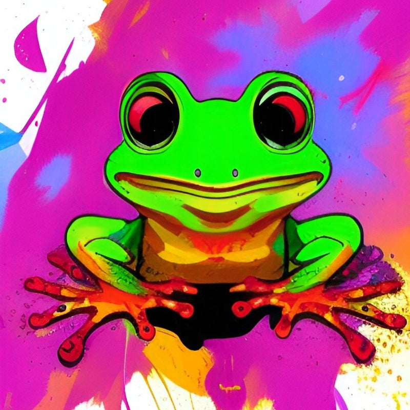 Diamond Painting Kit- Mr Frog