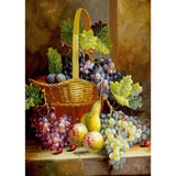 Diamond Painting Kit - Fruit Basket - Full Coverage, Square or Round Drill - Multiple Sizes - Poured Glue - Diamond Pixels Australia